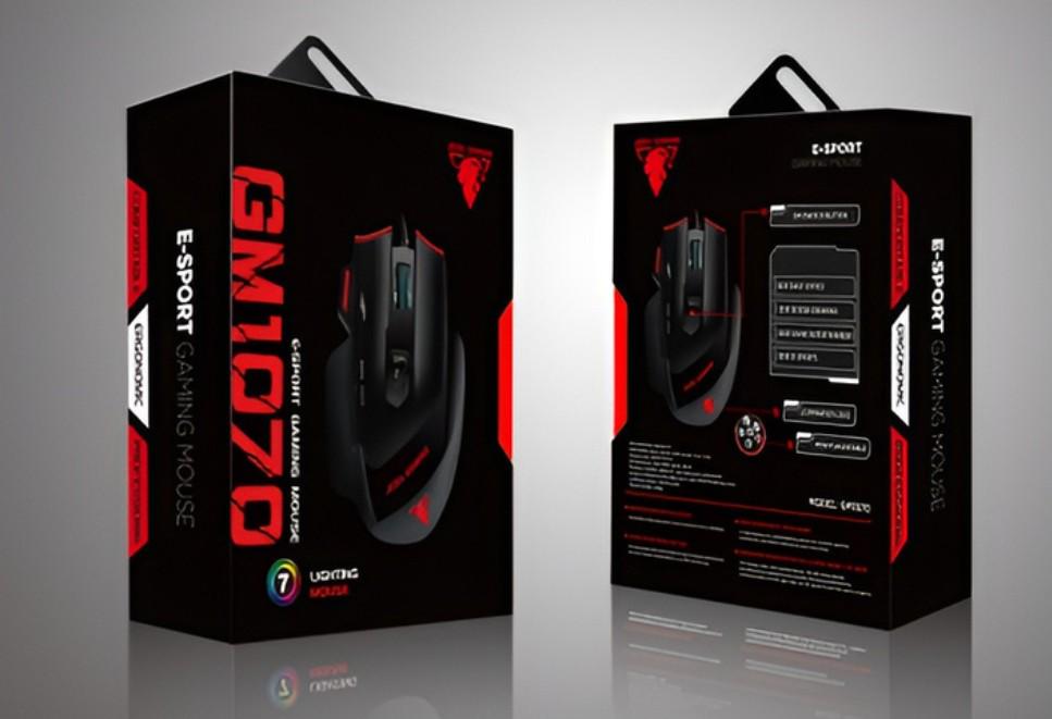 Комп'ютерна мишка Jedel GM1070 з RGB-підсвічуванням 3200 DPI Black (29669212) - фото 10