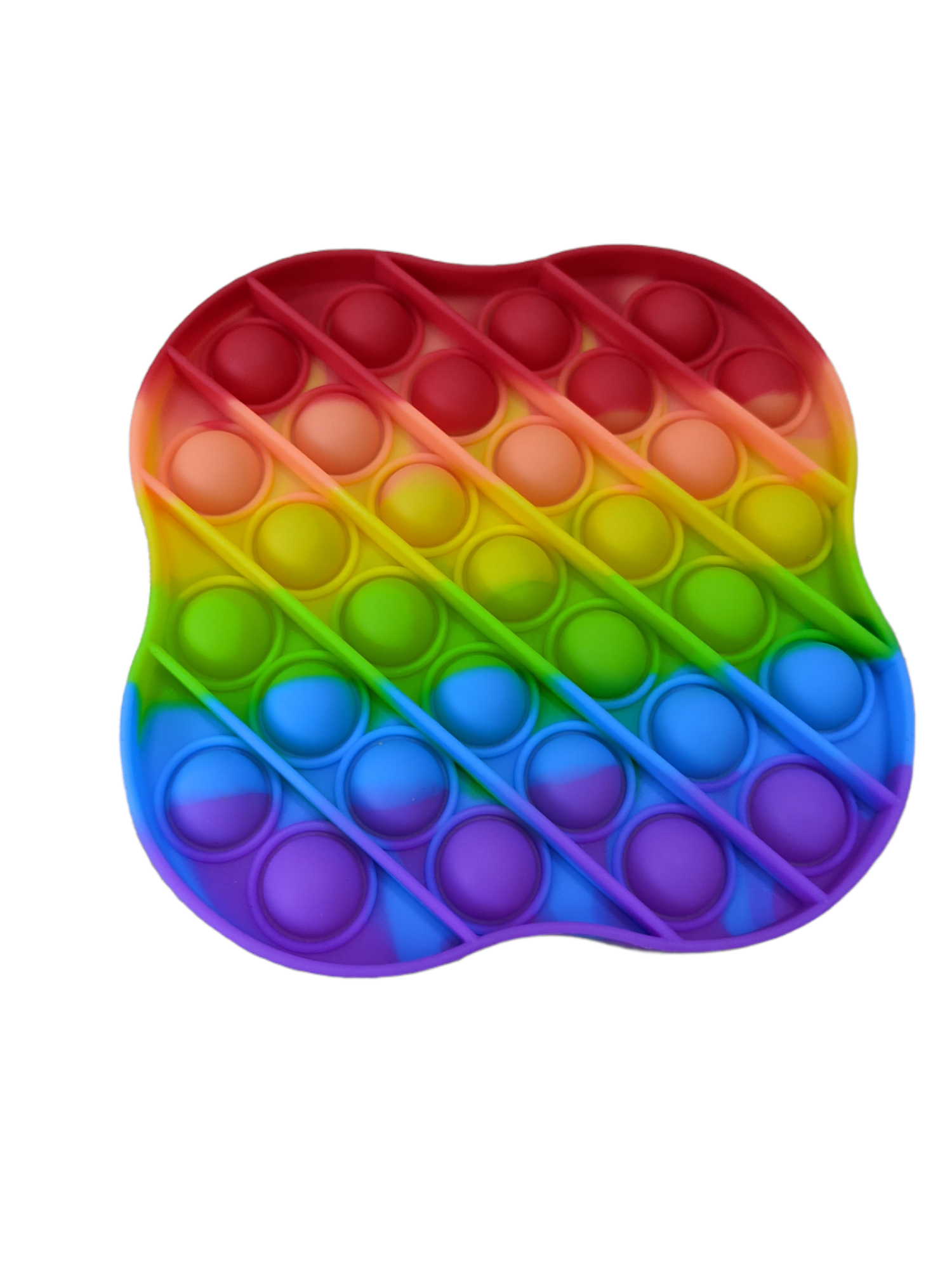 Сенсорная силиконовая игрушка пупырка антистресс Pop It фиджет Облако радужное
