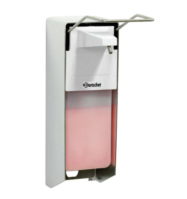 Дозатор локтевой для мыла PS 0,9L-W (850008) Дозатор локтевой для мыла PS 0,9L-W (850008)