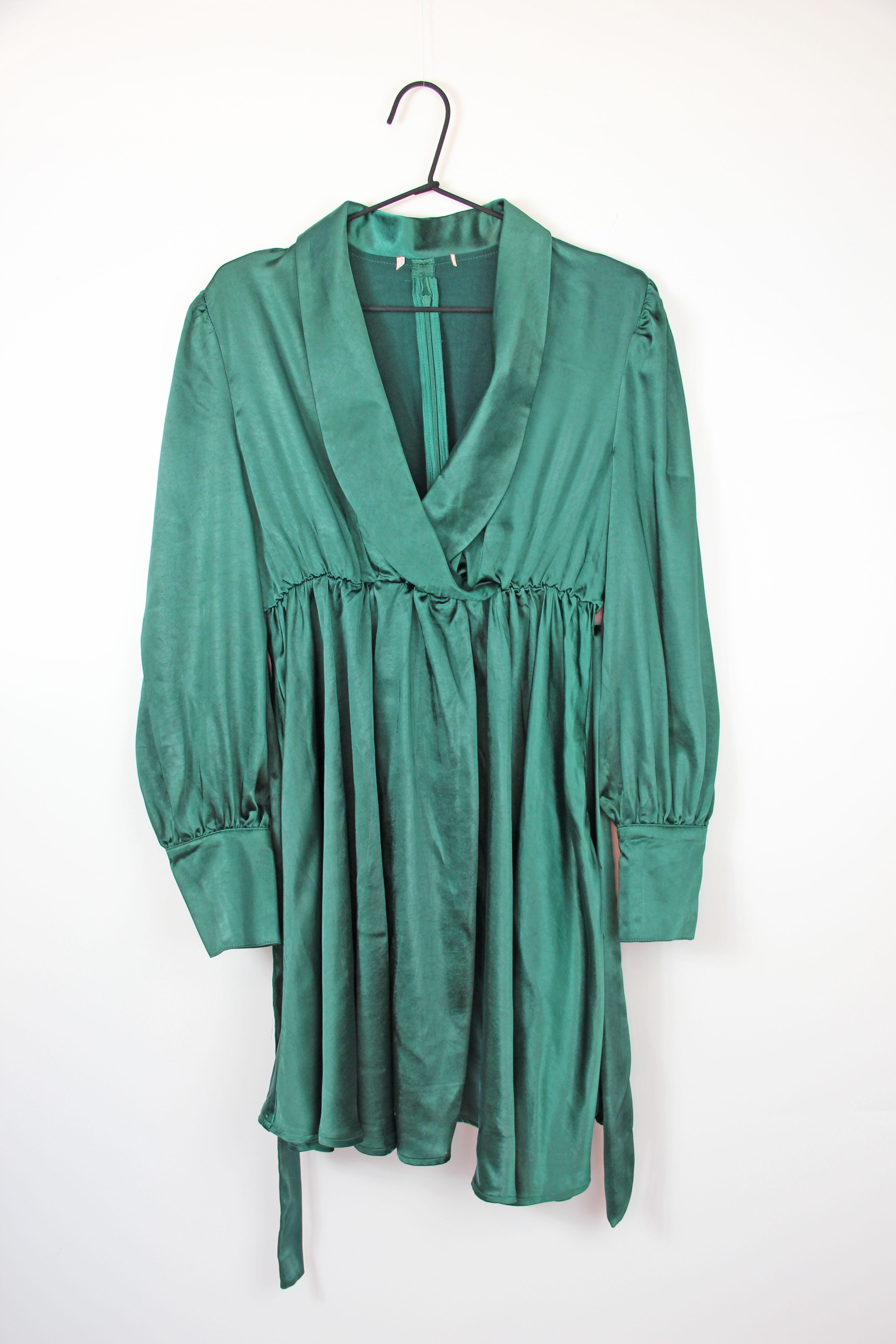 Платье Asos 109353912 р. 38 Зеленый (4524327809419)