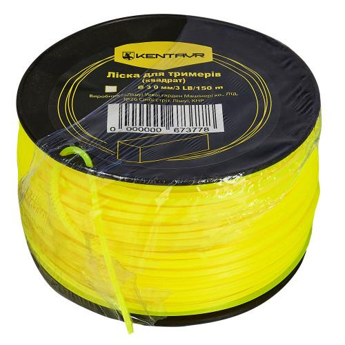 Леска для триммеров в бухте Кентавр квадрат 3,0 мм 3LB 150 м (000067377)