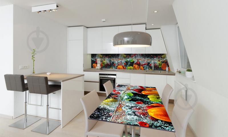 Наклейка виниловая на стол Zatarga «Овощи в воде» 600х1200 мм Z180633st