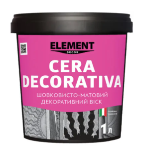 Воск декоративный Element Decor Cera decorativa матовый 1 л