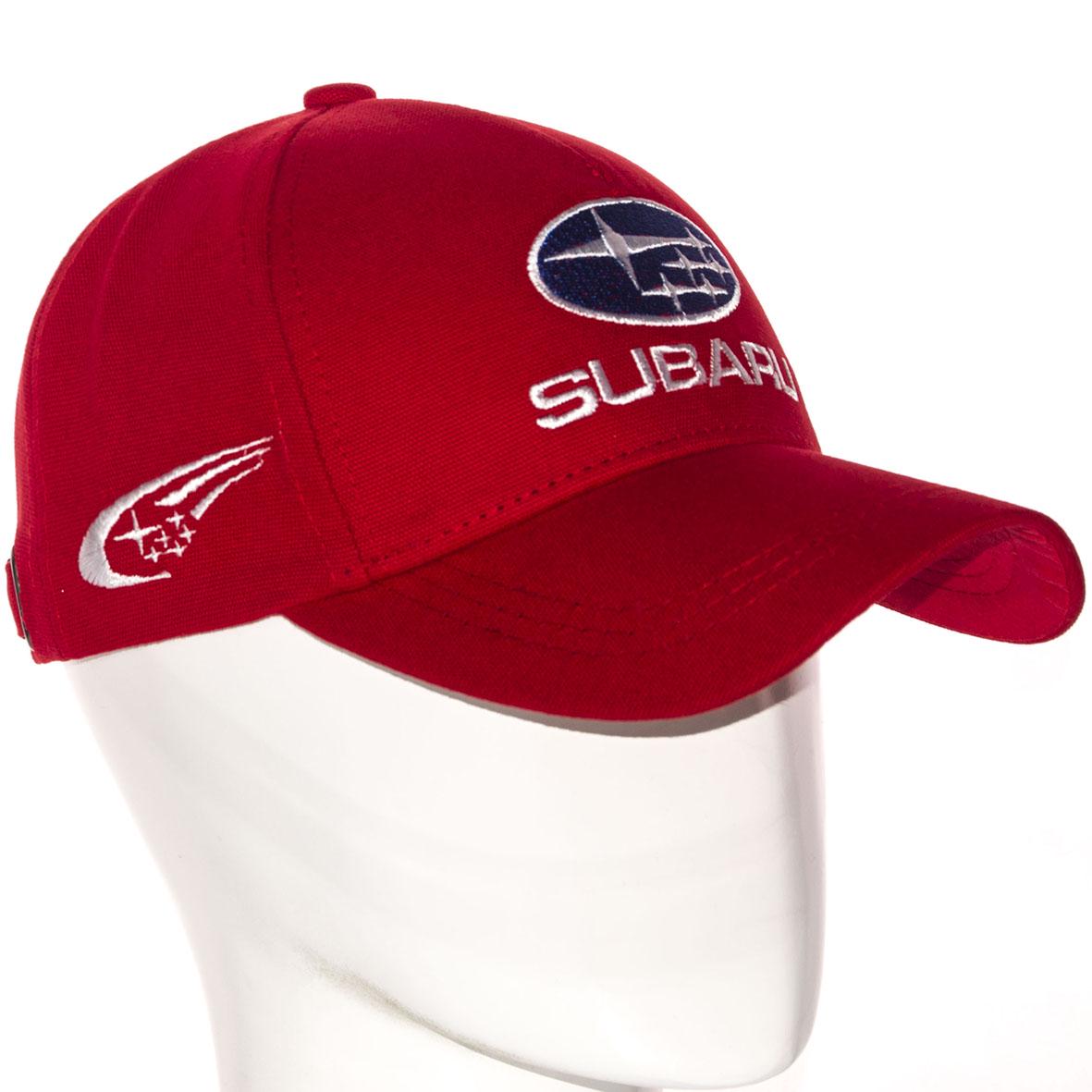 Бейсболка Subaru BTH20677 з регулюванням із щільного котону L/р. 57-58 Червоний