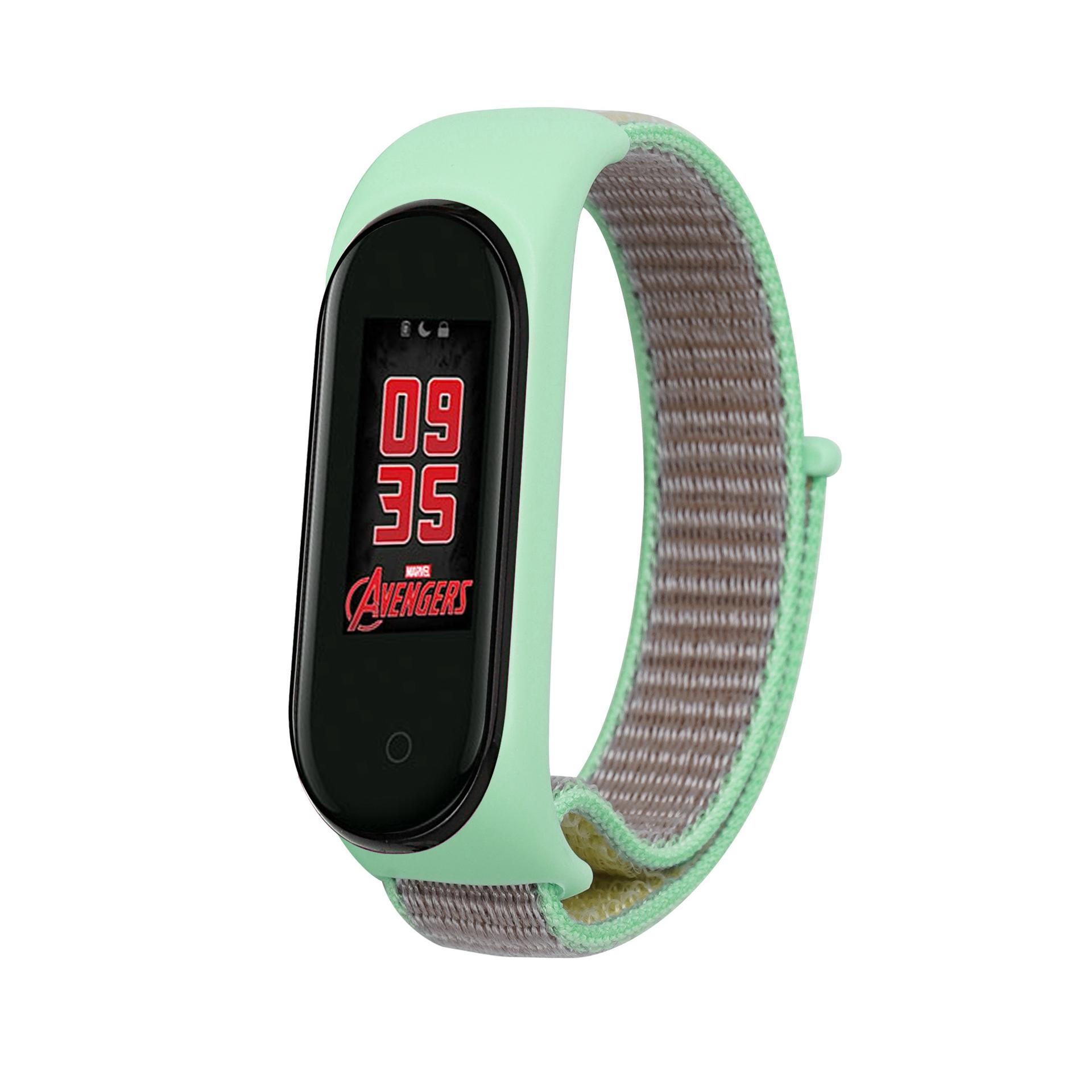 Ремешок Nylon Style BeCover для Xiaomi Mi Smart Band 5 Green/Sand (705419)