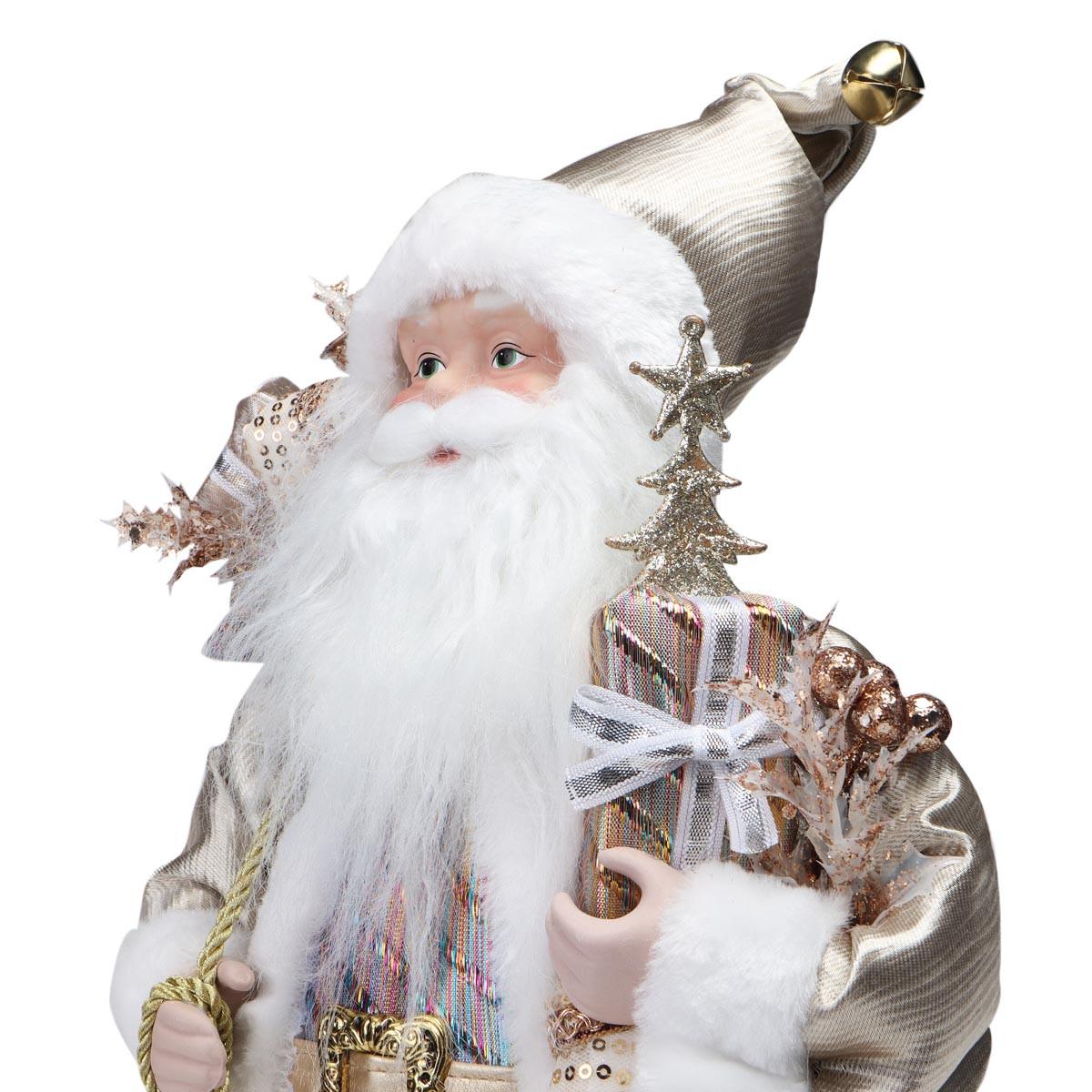 Фигурка декоративная Lefard Стильный санта 46 см (6011-011) - фото 3 Фигурка декоративная Lefard Стильный санта 46 см (6011-011) - фото 3