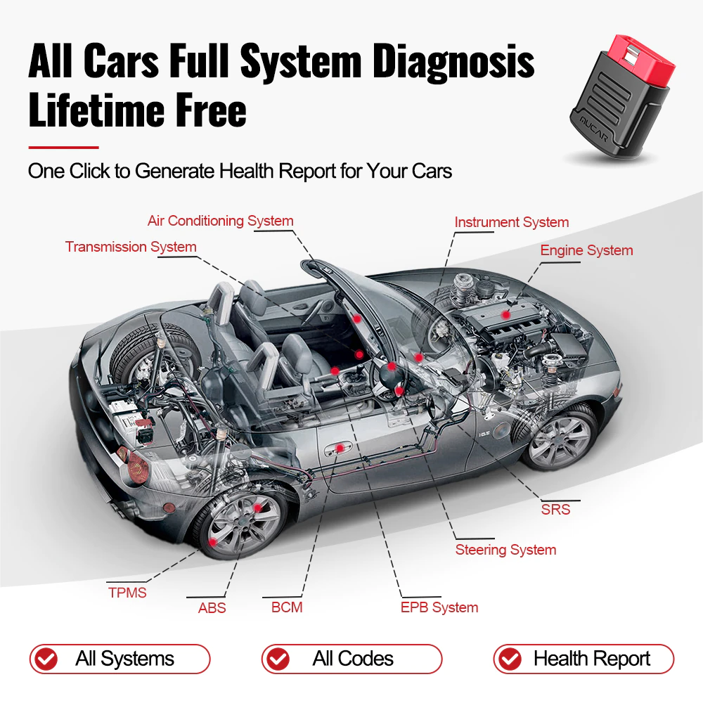 Автосканер Mucar BT200 PRO ThinkDiag/EasyDiag X431 2025 всі марки - фото 2 Автосканер Mucar BT200 PRO ThinkDiag/EasyDiag X431 2025 всі марки - фото 2