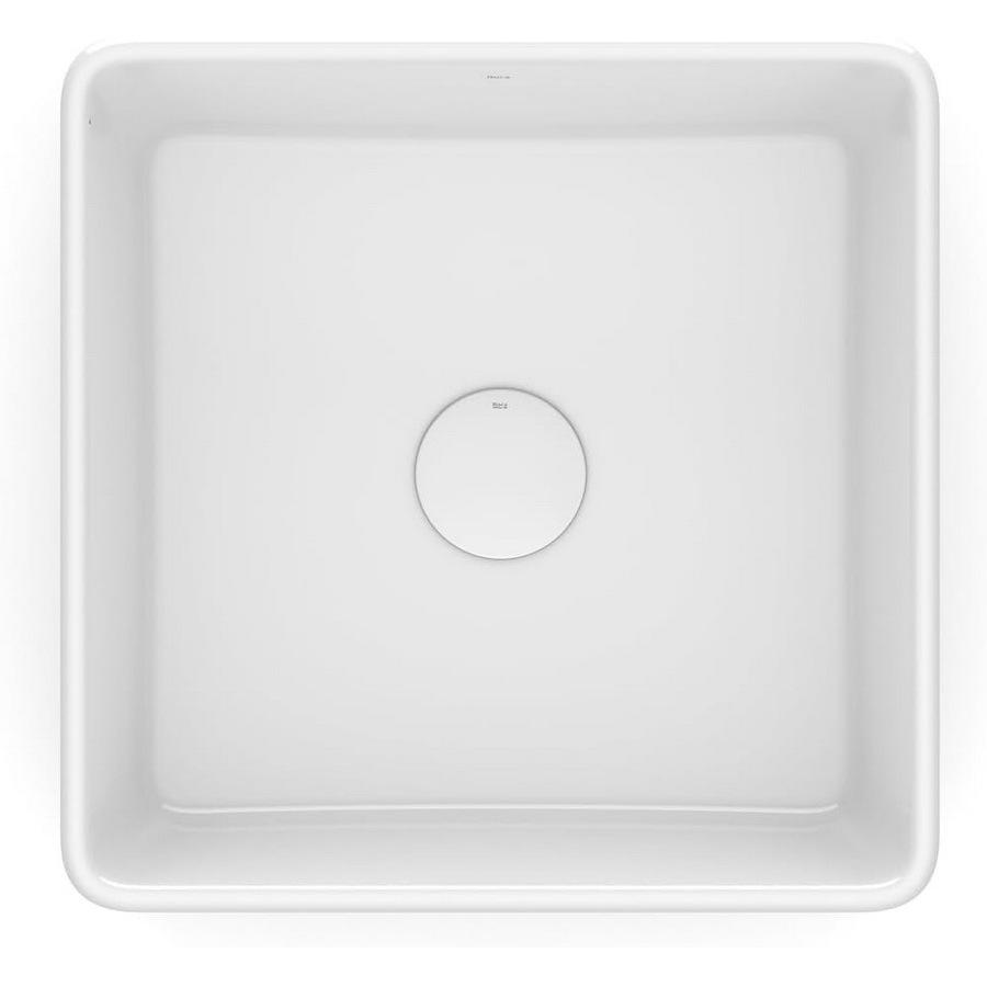 Умывальник накладной ROCA Ohtake A327B12000 350x350x130 мм Белый (224236) - фото 3