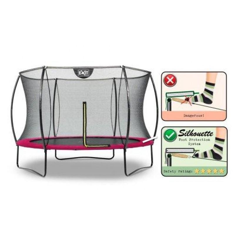 Батут Exit Toys Silhouette 305 см Рожевий (12.93.10.60) - фото 2