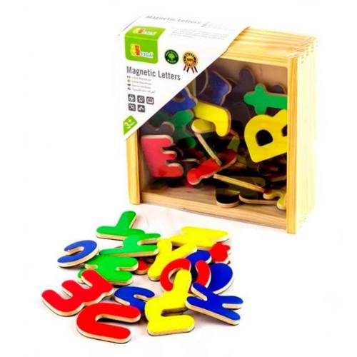 Развивающая игрушка Viga Toys Магнитные буквы 52 пр. (50324)