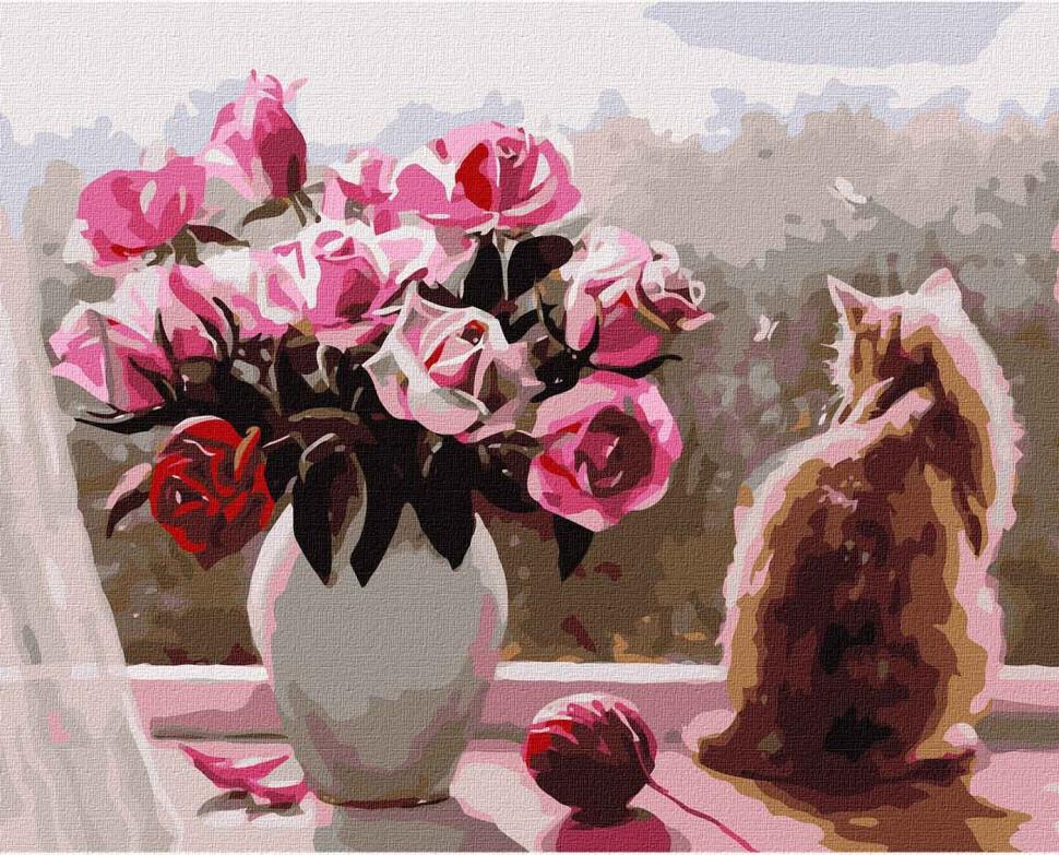 Картина по номерам Идейка Уютный вечер дома 40x50 см (KHO4232)