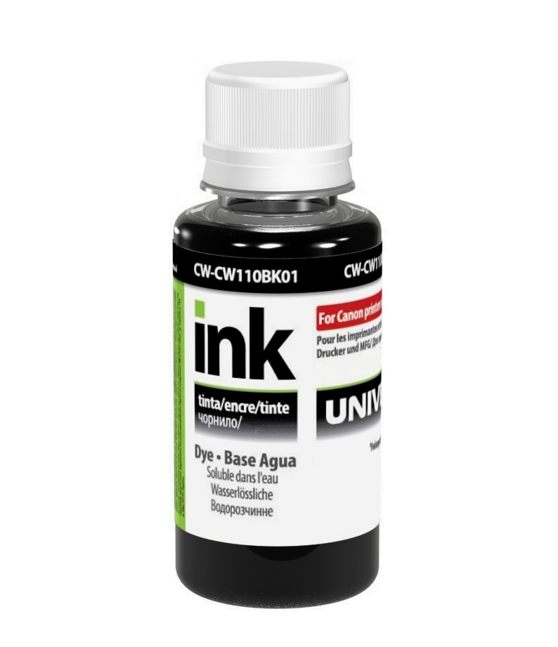 Чернила ColorWay Canon Universal PIXMA/MP/MX/FAX 100 мл Black (CW-CW110BK01)