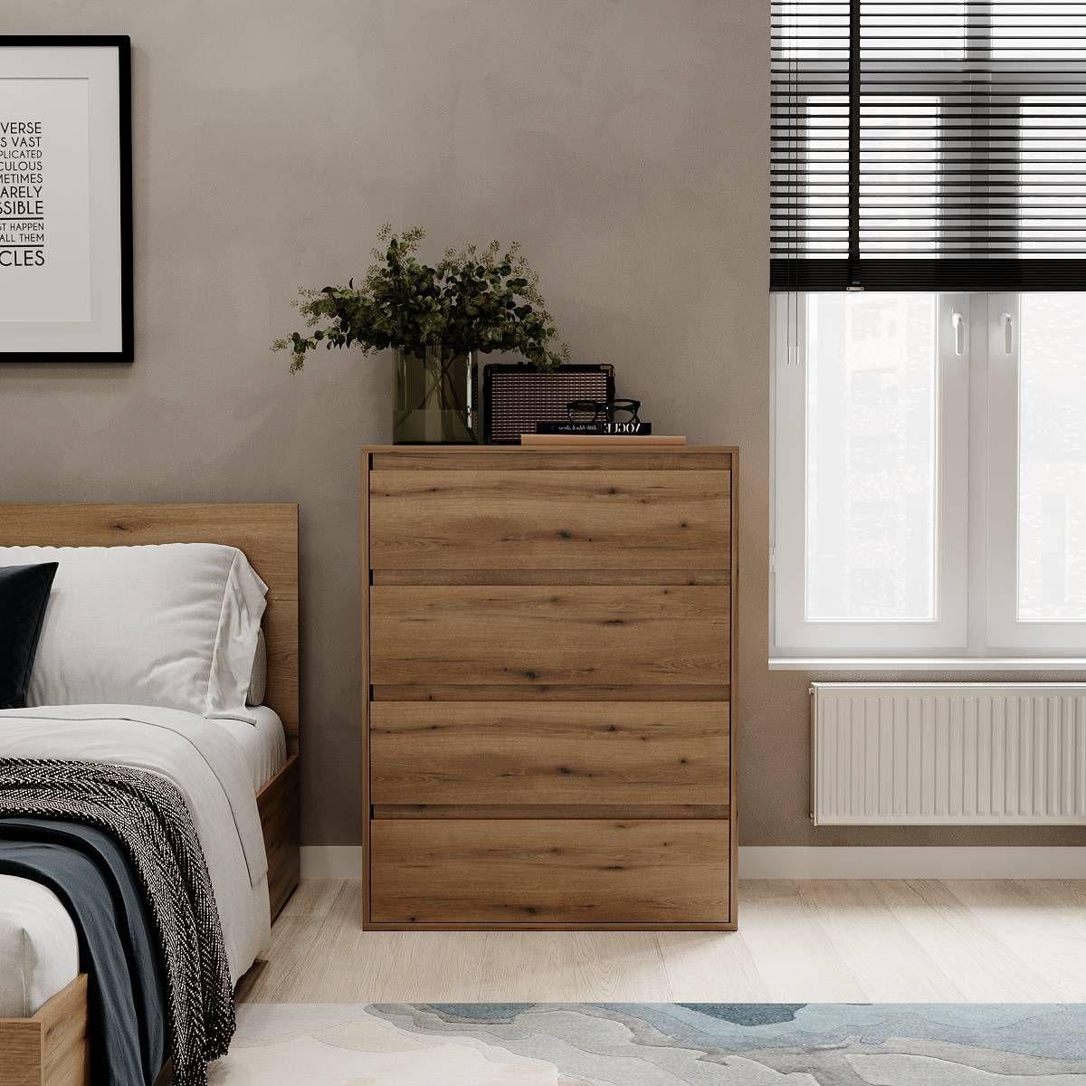 Комод Art in Head 4 Light 800x1030x420 мм Дуб Эвок (LT03100000000)