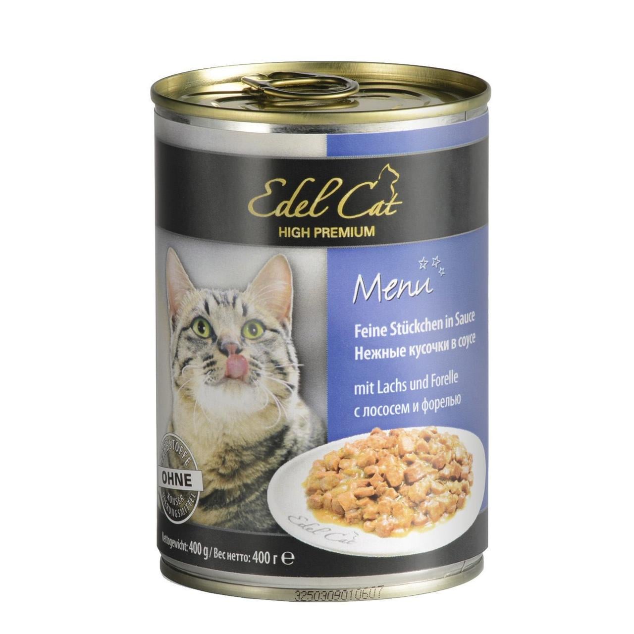 Корм влажный для кошек Edel Cat с лососем и форелью в соусе 400 г (1789920114) Корм влажный для кошек Edel Cat с лососем и форелью в соусе 400 г (1789920114)