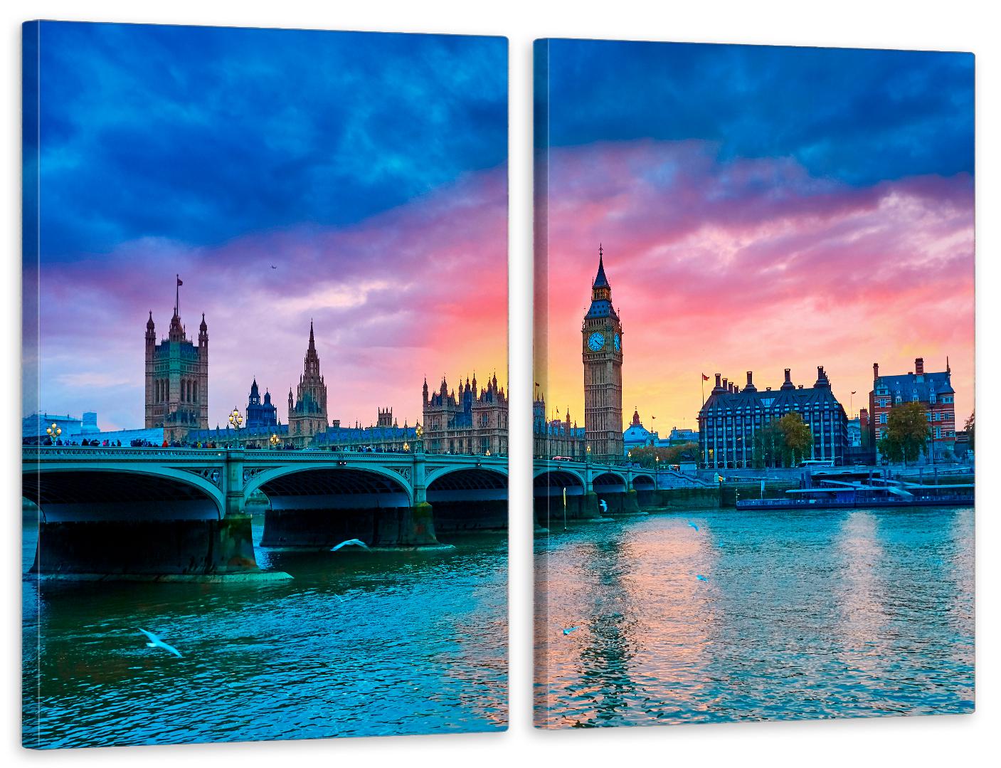 Картина модульная в гостиную/спальню Лондон 50х70 см (TLV-2_096)