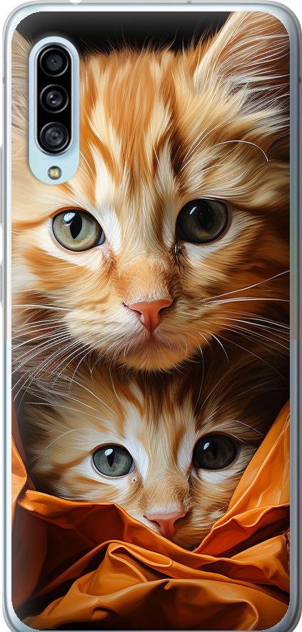 Чехол на Samsung Galaxy A90 5G Котики 2 (5664u-1800-42517)