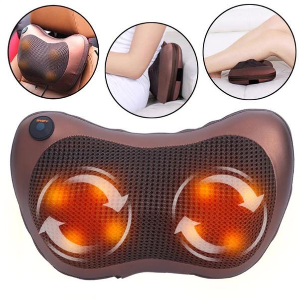 Массажная подушка Car&Home Massage Pillow 8028 с инфракрасным подогревом - фото 2