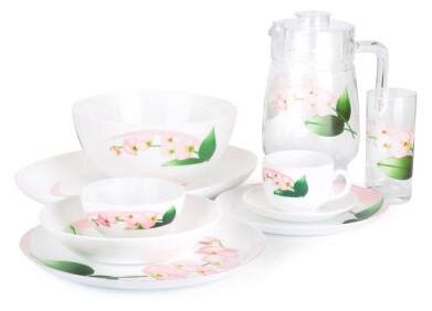 Столовый сервиз Luminarc Diwali Orchid 46 пр. Pink (P9939) - фото 4 Столовый сервиз Luminarc Diwali Orchid 46 пр. Pink (P9939) - фото 4