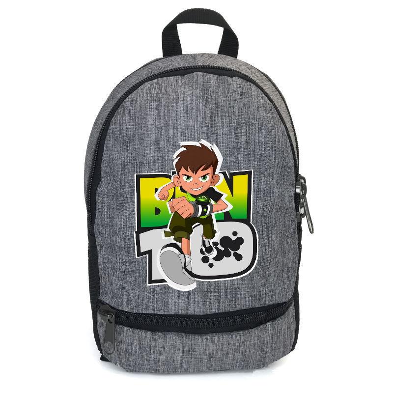 Школьный рюкзак подростковый Cappucino Toys с принтом Ben 10 BTN 005-grey 12,5 л Серый (1644581923)