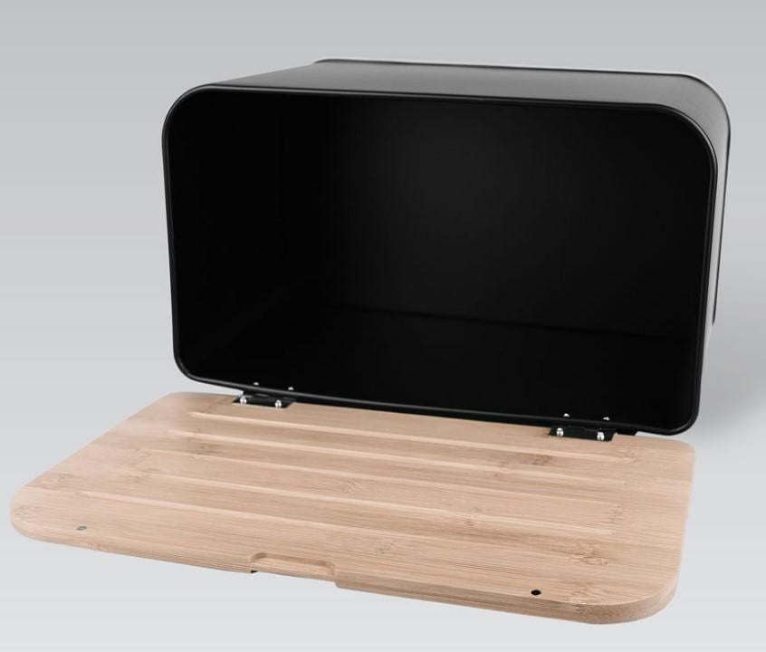 Хлібниця з металу прямокутна Maestro MR-1770 35x21x21 см Чорний (2104618635) - фото 8 Хлібниця з металу прямокутна Maestro MR-1770 35x21x21 см Чорний (2104618635) - фото 8