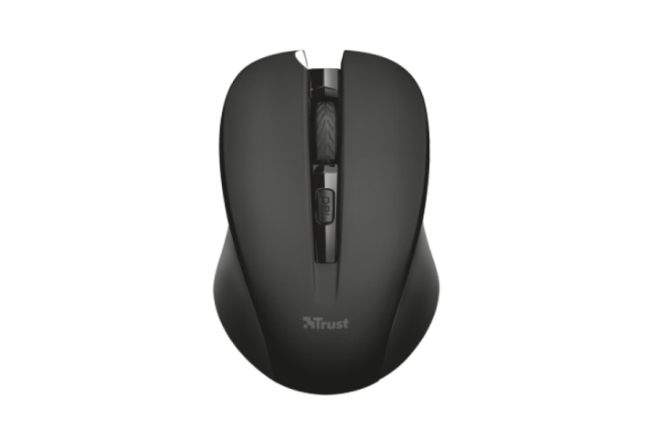 Мышь беспроводная TRUST Mydo silent click wireless Black (21869)