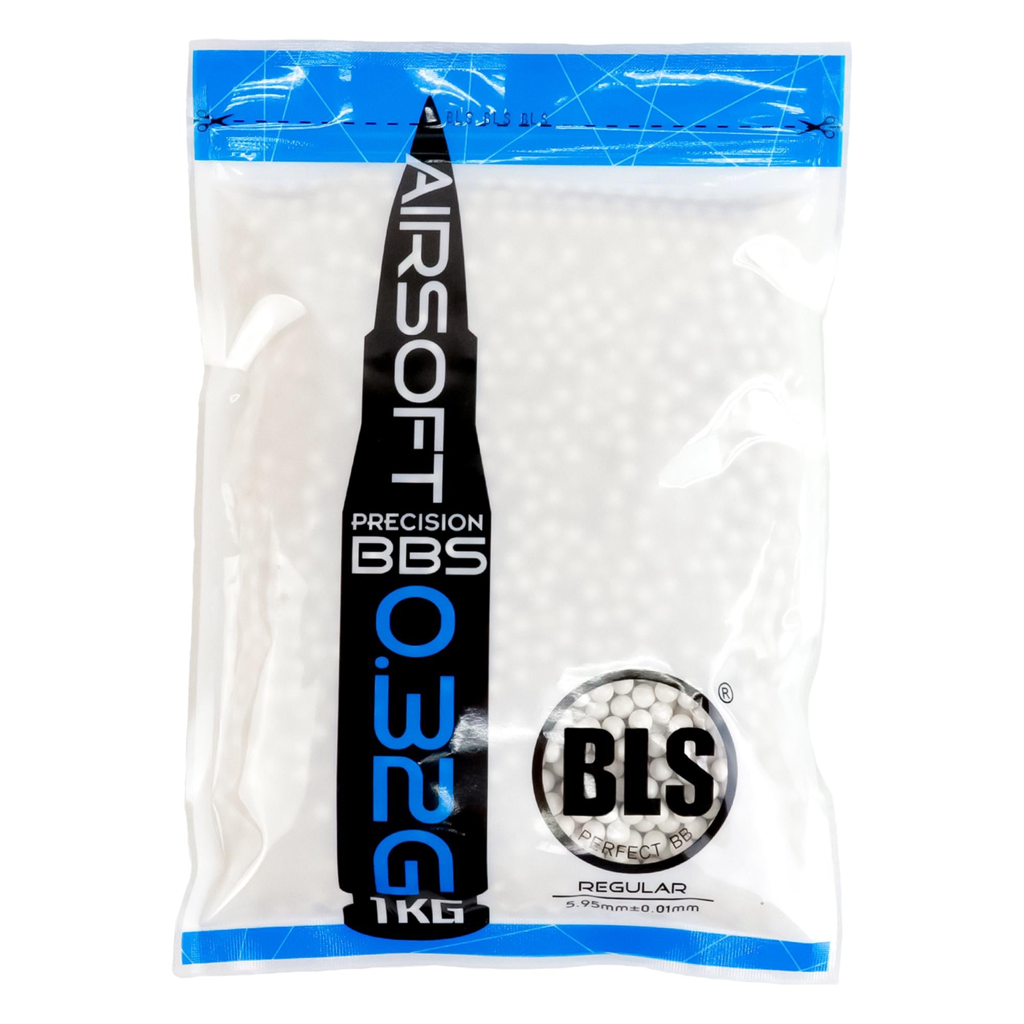 Кульки для страйкболу BLS 0,32 мм 1 кг 3125 шт. Білий (BLS-WHITE-032-1)