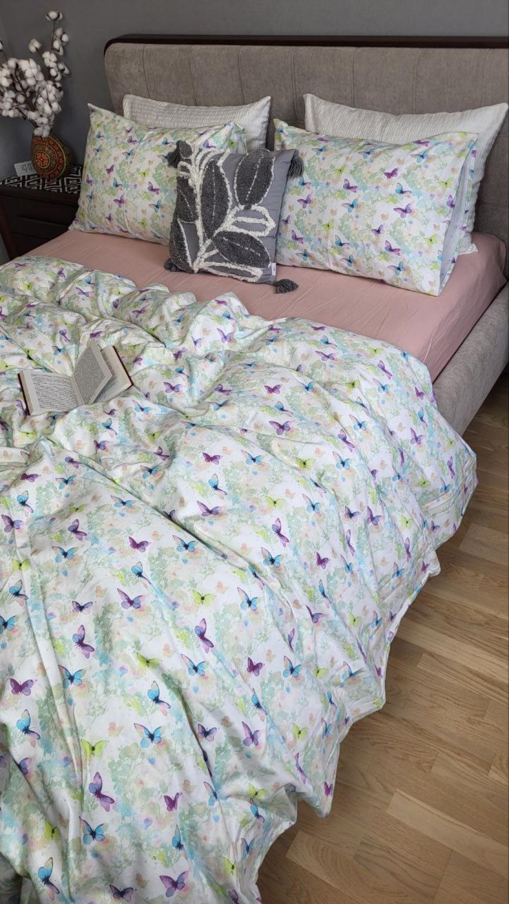 Комплект постельного белья Волшебница фланель семейный/наволочки 50х70/70x70 см Пудровый (8803) - фото 5 Комплект постельного белья Волшебница фланель семейный/наволочки 50х70/70x70 см Пудровый (8803) - фото 5