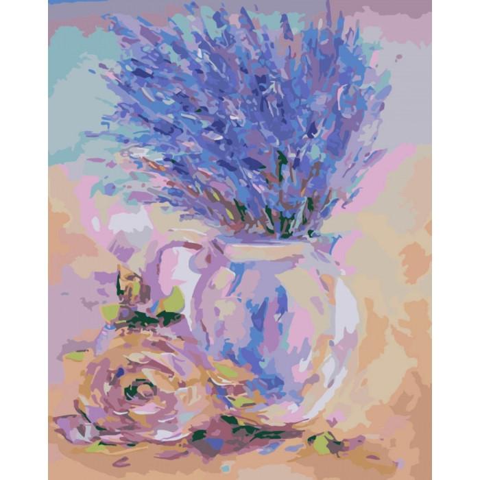 Картина по номерам Идейка Нежная лаванда 40x50 см (KHO2044)