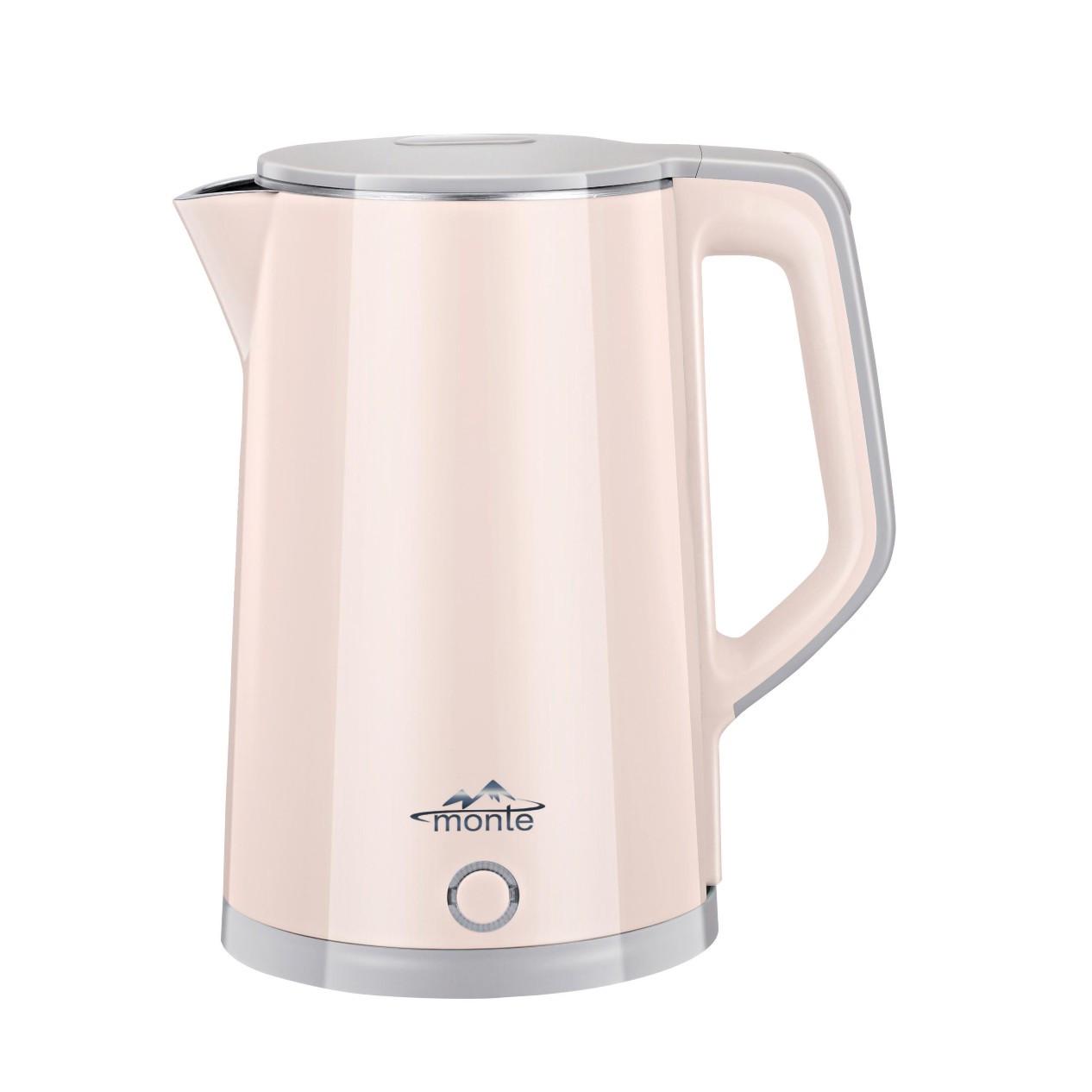 Электрочайник с эффектом термоса 1,7л Пудровый (1826-MTS***)