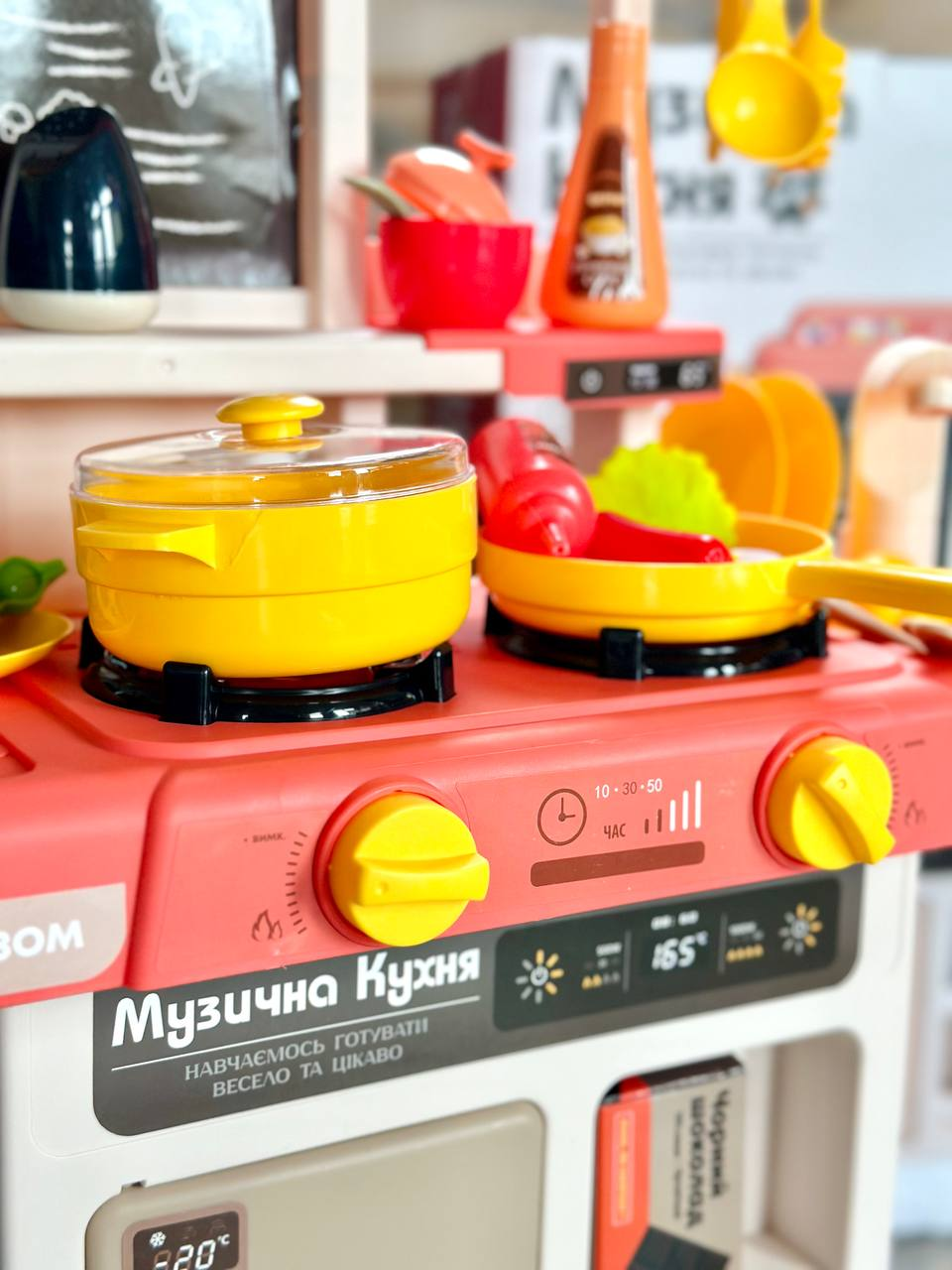 Кухня детская TK Веселые Приключения 68186 с украинской озвучкой/водой/ имитацией закипания 43 пр. (1528392494) - фото 7 Кухня детская TK Веселые Приключения 68186 с украинской озвучкой/водой/ имитацией закипания 43 пр. (1528392494) - фото 7