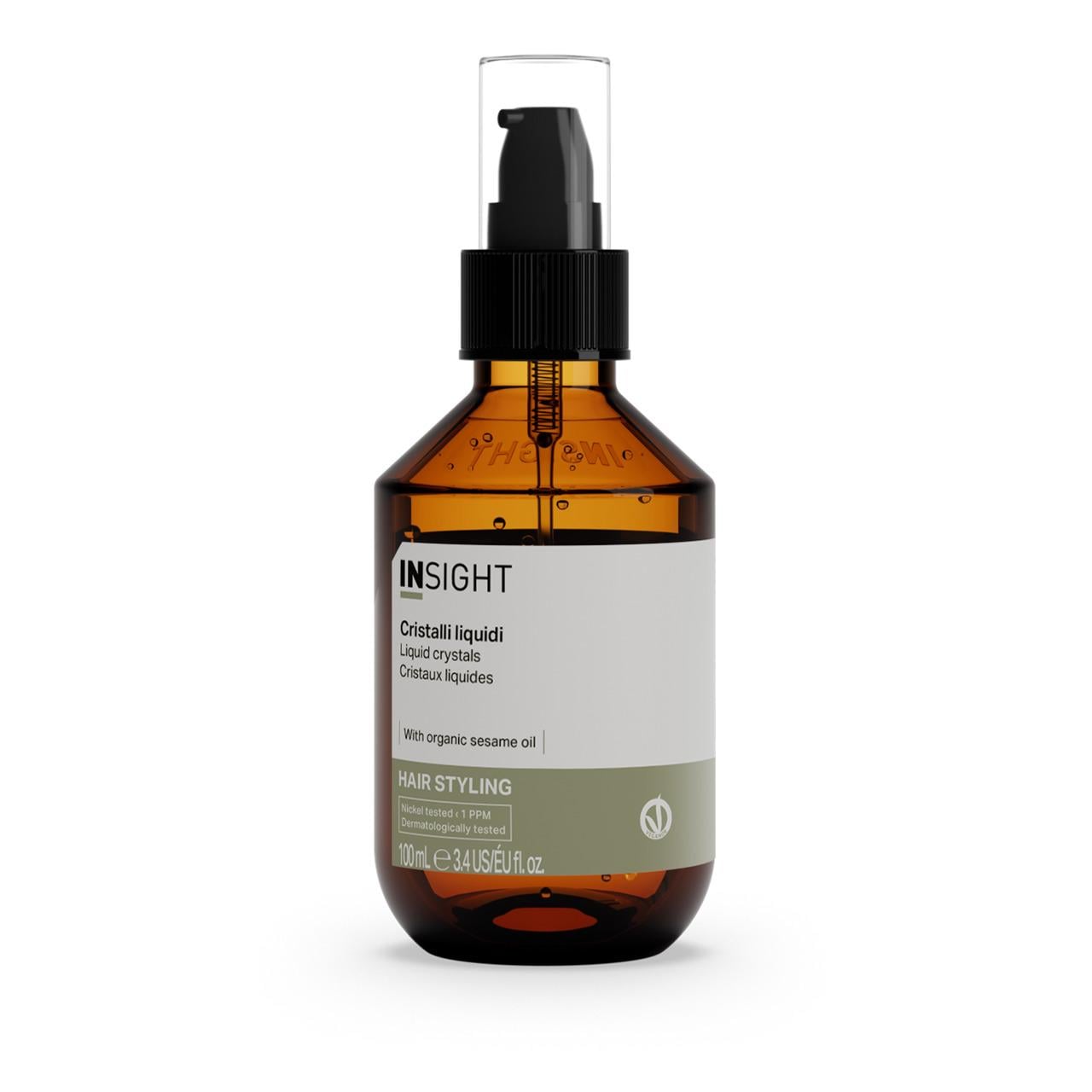 Жидкие кристаллы для волос Insight Styling Liquid Crystals с органическим кунжутным и льняным маслом
