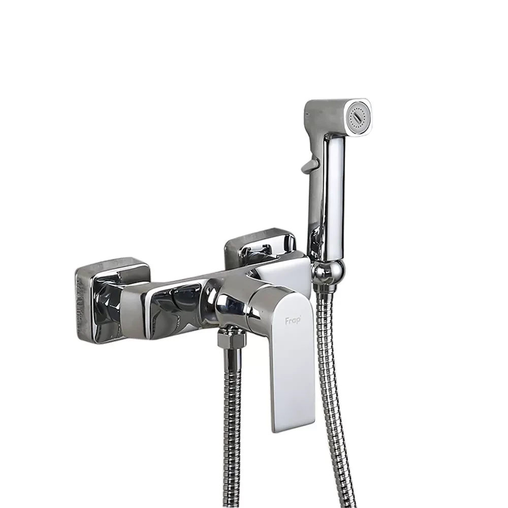 Гигиенический душ со смесителем Frap F2071 Хром (F2071) - фото 1