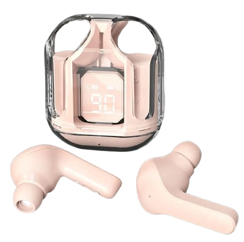 Наушники T2 TWS Bluetooth с цифровым дисплеем и Hi-Fi звуком Черный/Розовый Наушники T2 TWS Bluetooth с цифровым дисплеем и Hi-Fi звуком Черный/Розовый