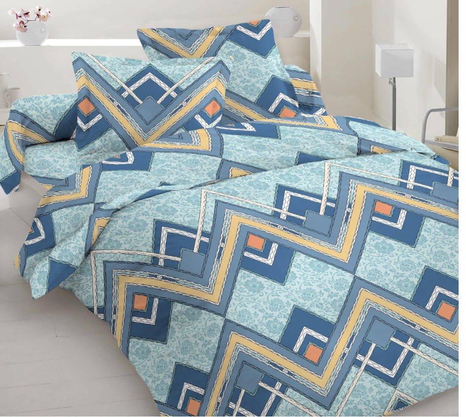 Комплект постельного белья Vital Textile Голд Люкс бязь полуторный 150х220 см (BL1.5-1009)