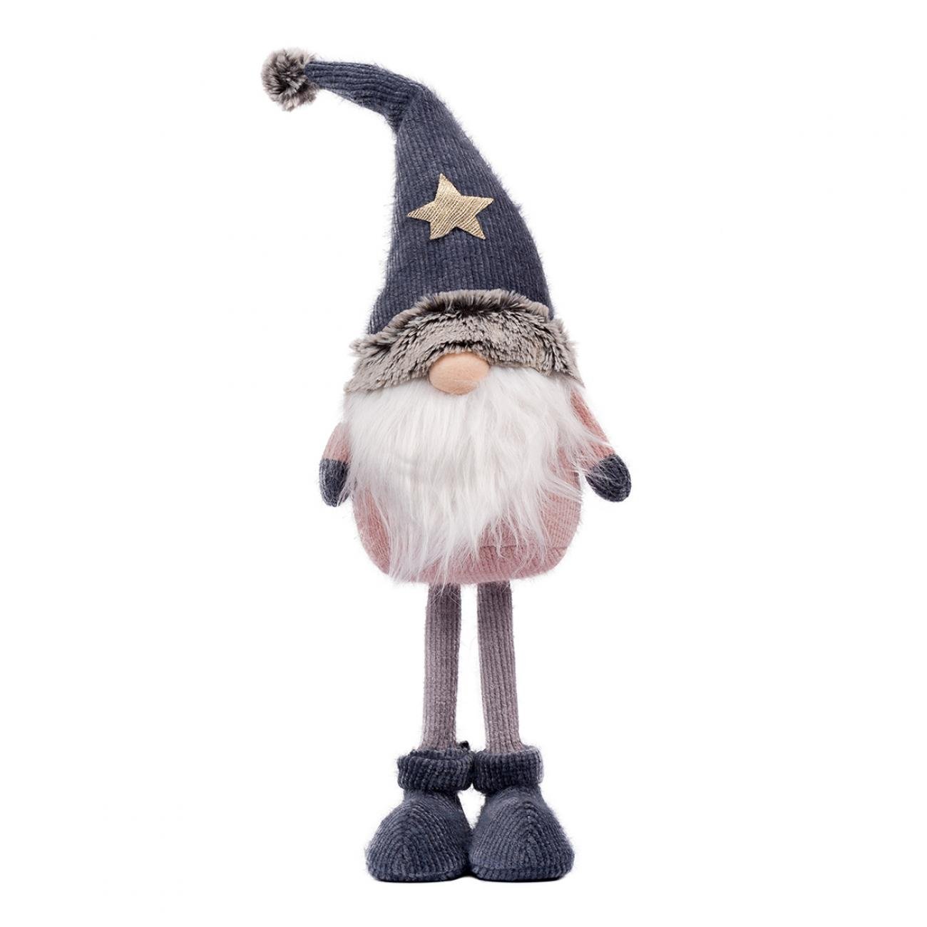 Мягкая игрушка YES! Fun Novogod'ko Гном с звездой 52 см LED (0973725)