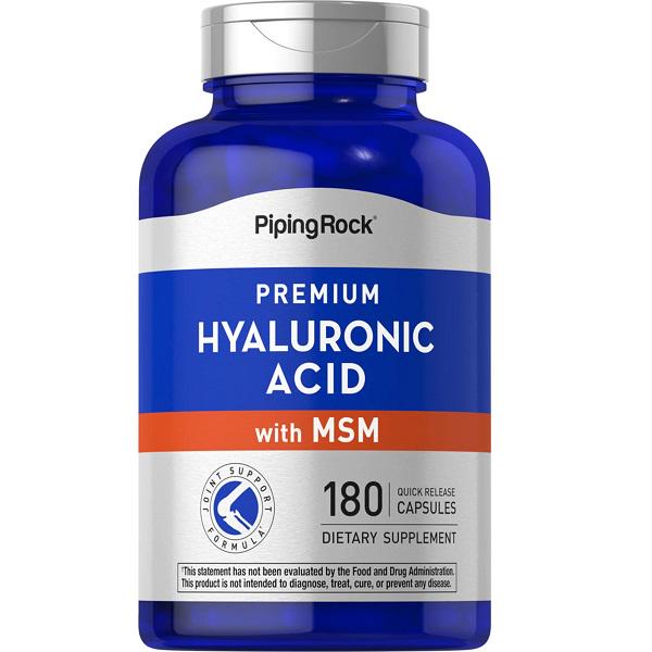 Комплекс для суставов Piping Rock Hyaluronic Acid with MSM 180 капс. (000020055)