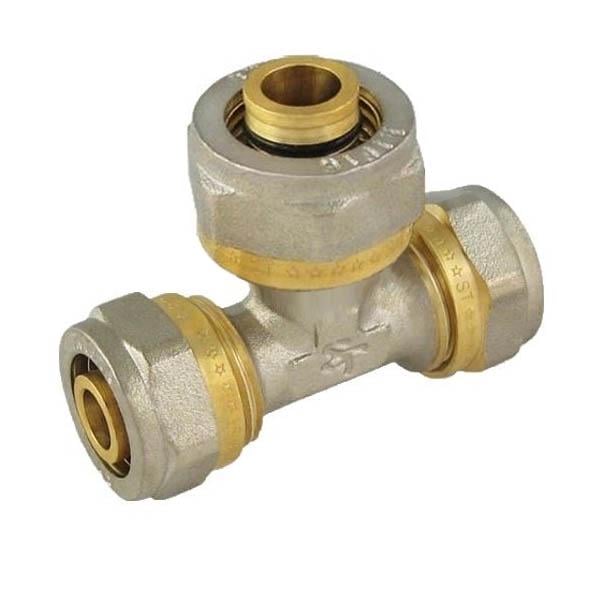 Трійник прохідний SANTAN з проточкою 16х20х16 (25617689)