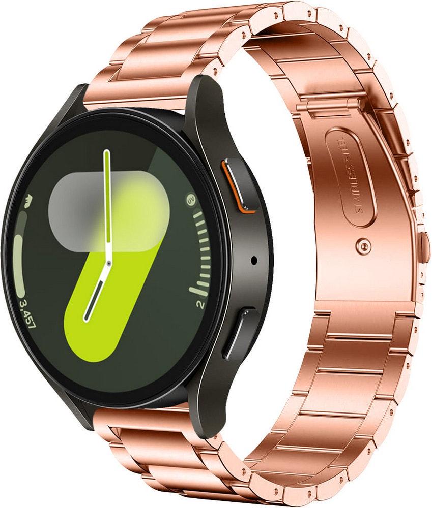 Браслет металлический Shape для Galaxy Watch 7 Rose Gold (37470-27)