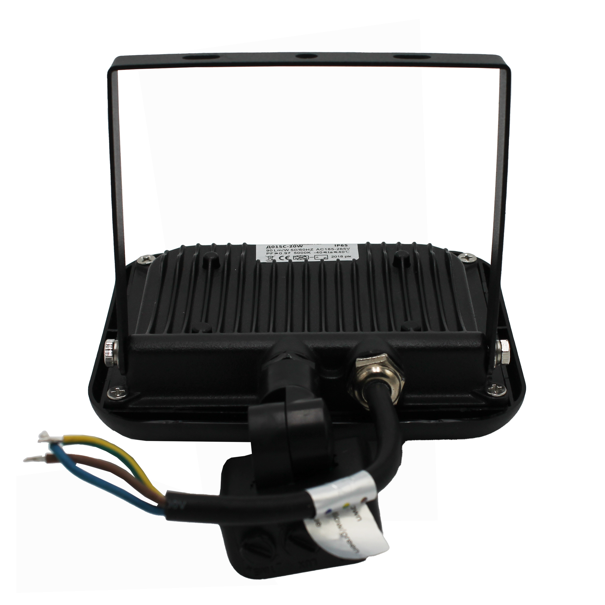 Прожектор світлодіодний LEDium 20 Вт з датчиком руху Чорний (13936) - фото 4 Прожектор світлодіодний LEDium 20 Вт з датчиком руху Чорний (13936) - фото 4