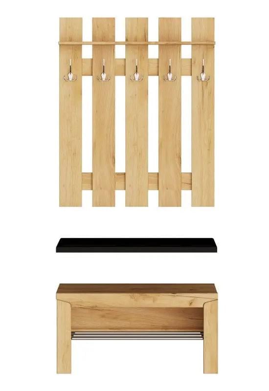 Прихожая Эверест Либерти 1 модульная Дуб крафт Золотой (EVR-2184)