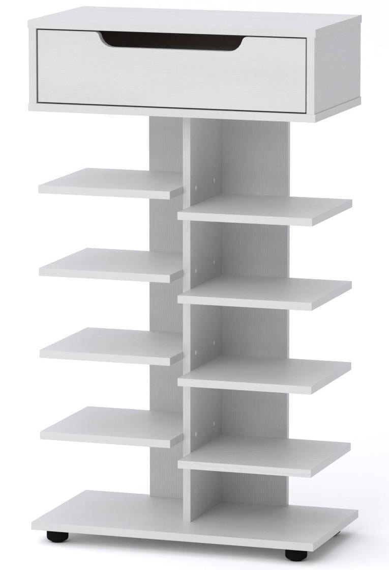 Тумба під взуття Компаніт SC-15 60х32х104,8 см Німфея альба (28493736) - фото 1 Тумба під взуття Компаніт SC-15 60х32х104,8 см Німфея альба (28493736) - фото 1