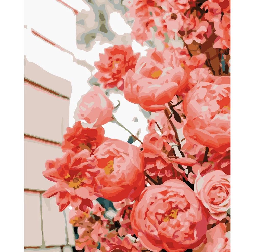 Картина по номерам Strateg Прекрасные розы 40x50 см (VA-3212)