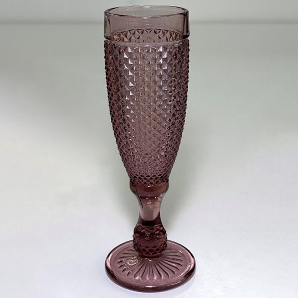 Бокал Амбер для шампанського вінтажний 150 мл Рожевий (21-34215-15-3) - фото 9 Бокал Амбер для шампанського вінтажний 150 мл Рожевий (21-34215-15-3) - фото 9