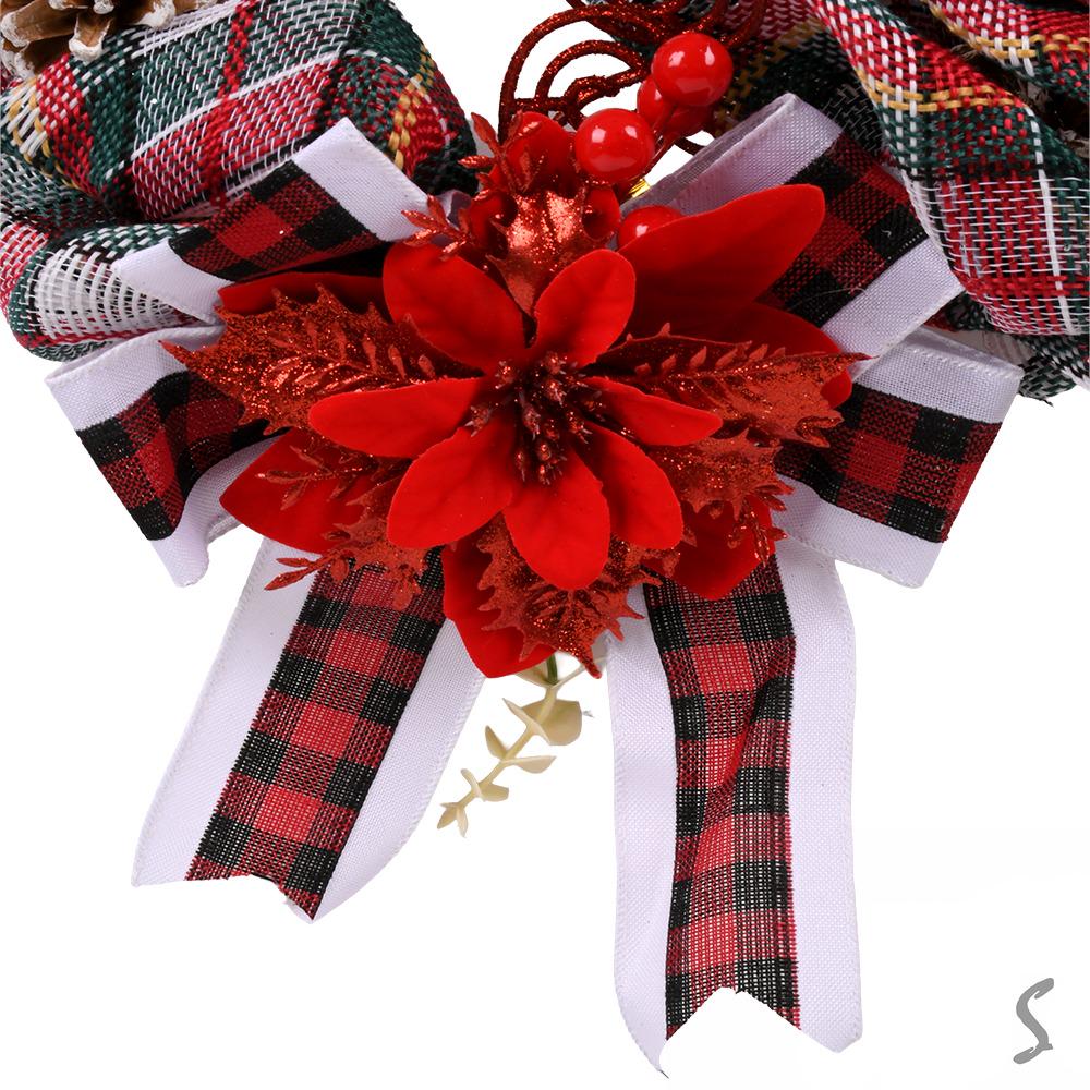 Декор рождественский Венок 40 см (R33917) - фото 3 Декор рождественский Венок 40 см (R33917) - фото 3