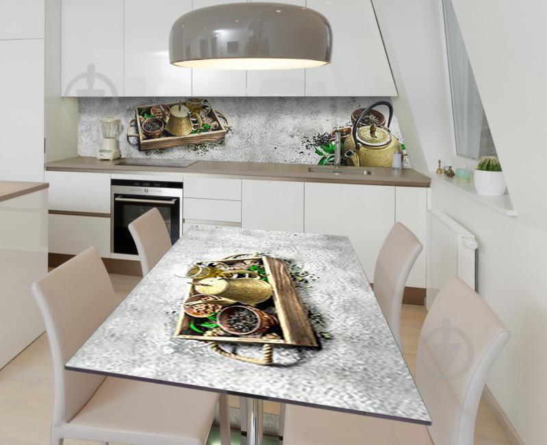 Наклейка 3Д виниловая на стол Zatarga «Чайный сомелье» 650х1200 мм (Z184925/1st) Наклейка 3Д виниловая на стол Zatarga «Чайный сомелье» 650х1200 мм (Z184925/1st)