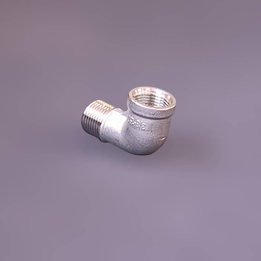 Відвід різьбовий DN10 ВН/ЗР BSPP н/ж сталь AISI304 90° Class 150 3/8" (29202976) - фото 2 Відвід різьбовий DN10 ВН/ЗР BSPP н/ж сталь AISI304 90° Class 150 3/8" (29202976) - фото 2