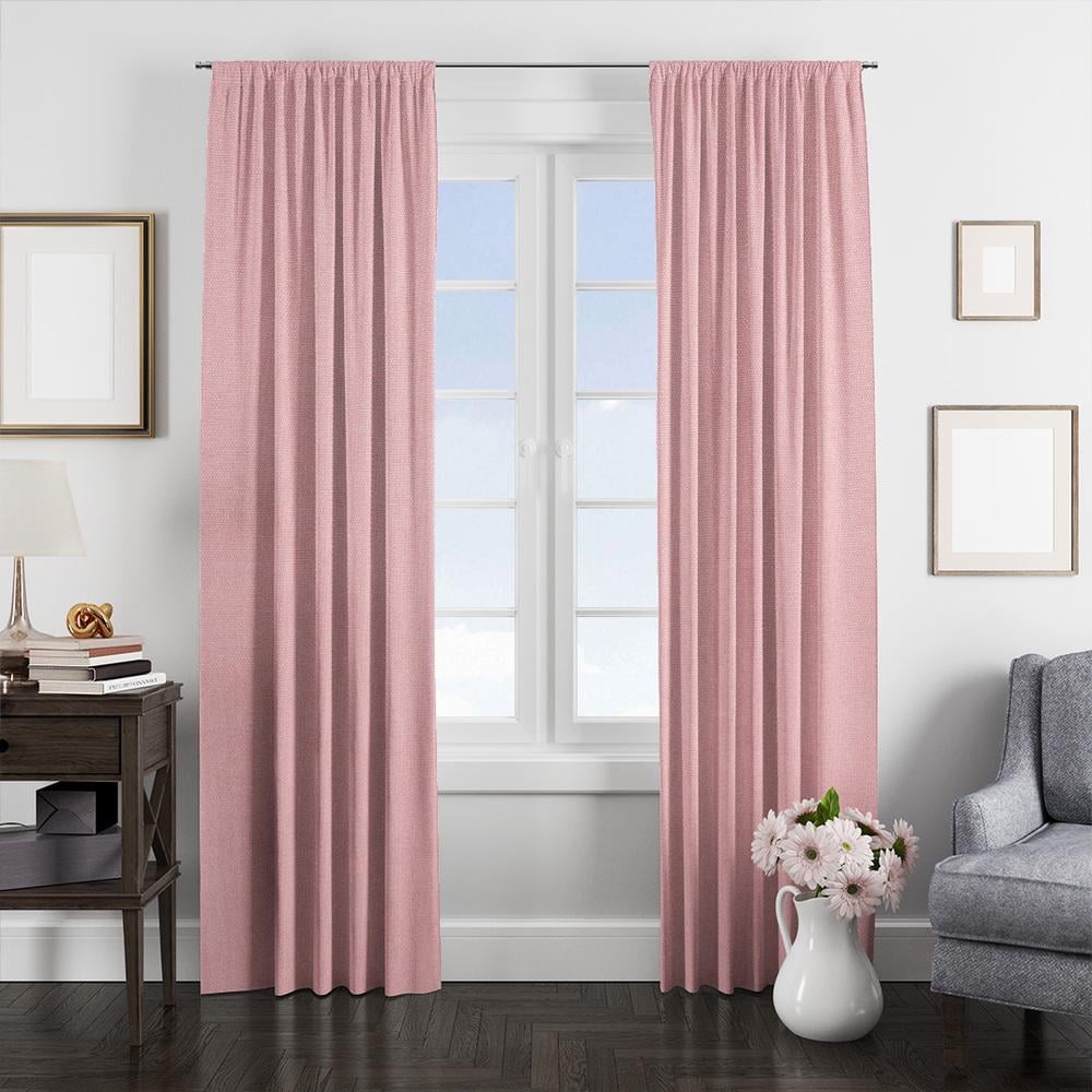 Ткань портьерная однотонная Фонлук Canvas V-213 чайна троянда