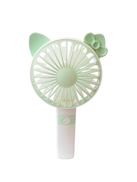 Вентилятор мини портативный аккумуляторный DianDi Mini Fan с ушками складной Салатовый (c7896e48)
