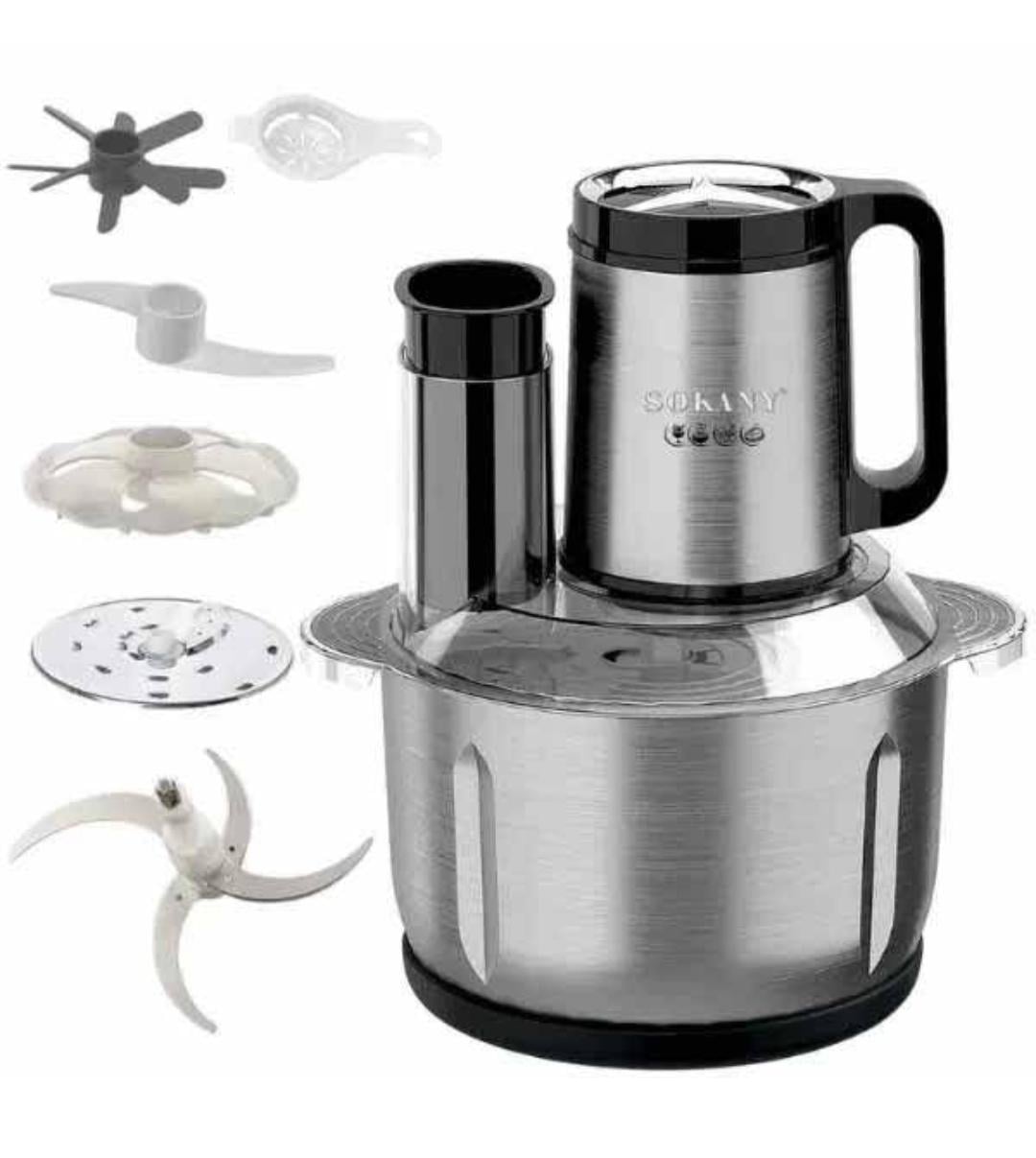 Измельчитель кухонный Sokany SK-06020 6в1 1000 Вт 5 л Измельчитель кухонный Sokany SK-06020 6в1 1000 Вт 5 л