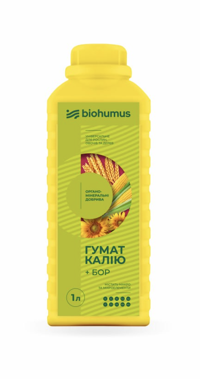 Гумат калия + БОР Biohumus 1 л (136967)